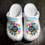Personalized Dog Mom Sunflower Clog Slipper Shoes Printed 23FEB-DT17