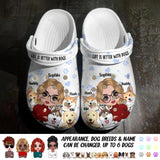 Personalized Life Is Better With Dogs Clog Slipper Shoes Printed 23FEB-DT20