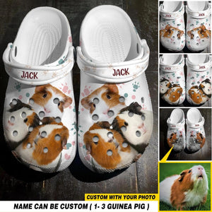 Personalized Pig Guinea Lover Clog Slipper Shoes Printed QTHQ2302