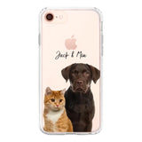 Personalized Upload Your Dog Cat Photo Dog Cat Lovers Silicon Phonecase 23MAR-HQ10