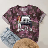 Personalized Jeep Girl Jeep Lovers 3D TShirt Printed MTDT1506