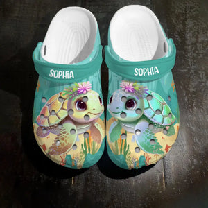 Personalized Sea Turtle Lover Clogs Slipper Shoes Printed QTHQ0707