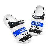 Personalized US Law Enforcement With Thin Blue Line Clogs Slipper Shoes Printed 202394PVD