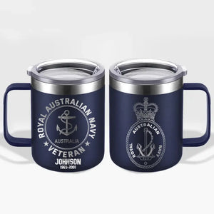 Personalized Australian Armed Forces With Name And Year Laser Handle Cup Printed 2023197KVH