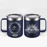 Personalized Australian Armed Forces With Name And Year Laser Handle Cup Printed 2023197KVH