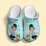 Personalized Cat Mom Cat Lovers Gift Clogs Slipper Shoes Printed PTN23386