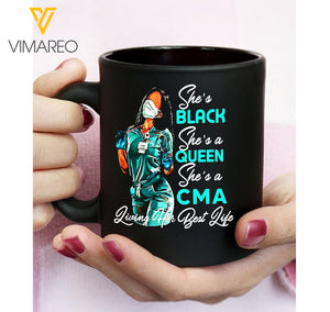 CMA Black Queen Mug NXBGE