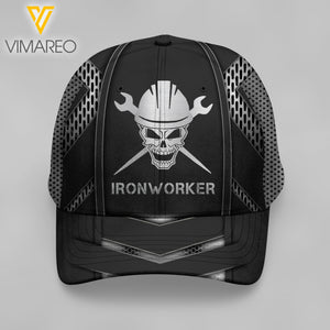 PERSONALIZED IRONWORKER PEAKED CAP 3D LC