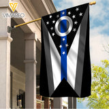Ohio blue line Flag TML