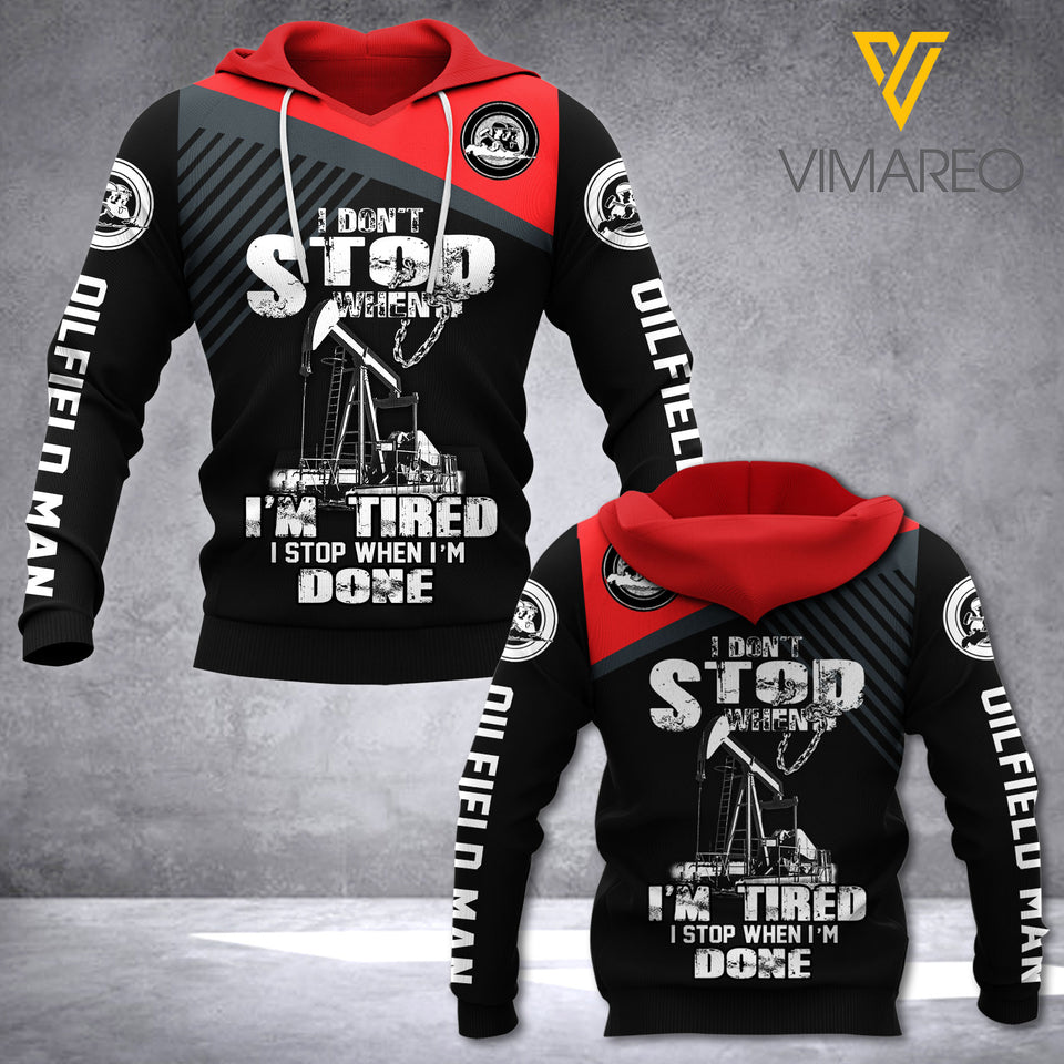 oilfield man HOODIE 3D TPM DONE