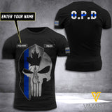 PHN Personalized Ontario Police OPD Printed T-Shirt APR-DT29