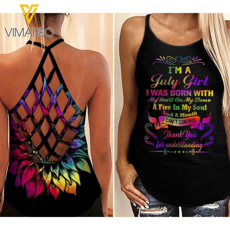 July Girl awesome Criss-Cross Open Back Camisole Tank Top 3 style ZT1403