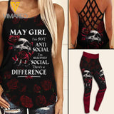 May Girl Criss-Cross Open Back Camisole Tank Top ZT0104