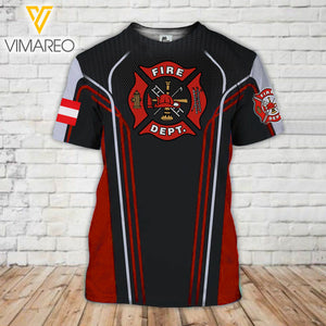 Austria Firefighter 3d Printed Shirt HQ020322
