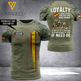 Customized Spanish Soldier 3D Printed Combat Shirt EZHQ280421