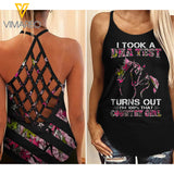 Country Girl 2 Criss-Cross Open Back Camisole Tank Top ZHQ3103