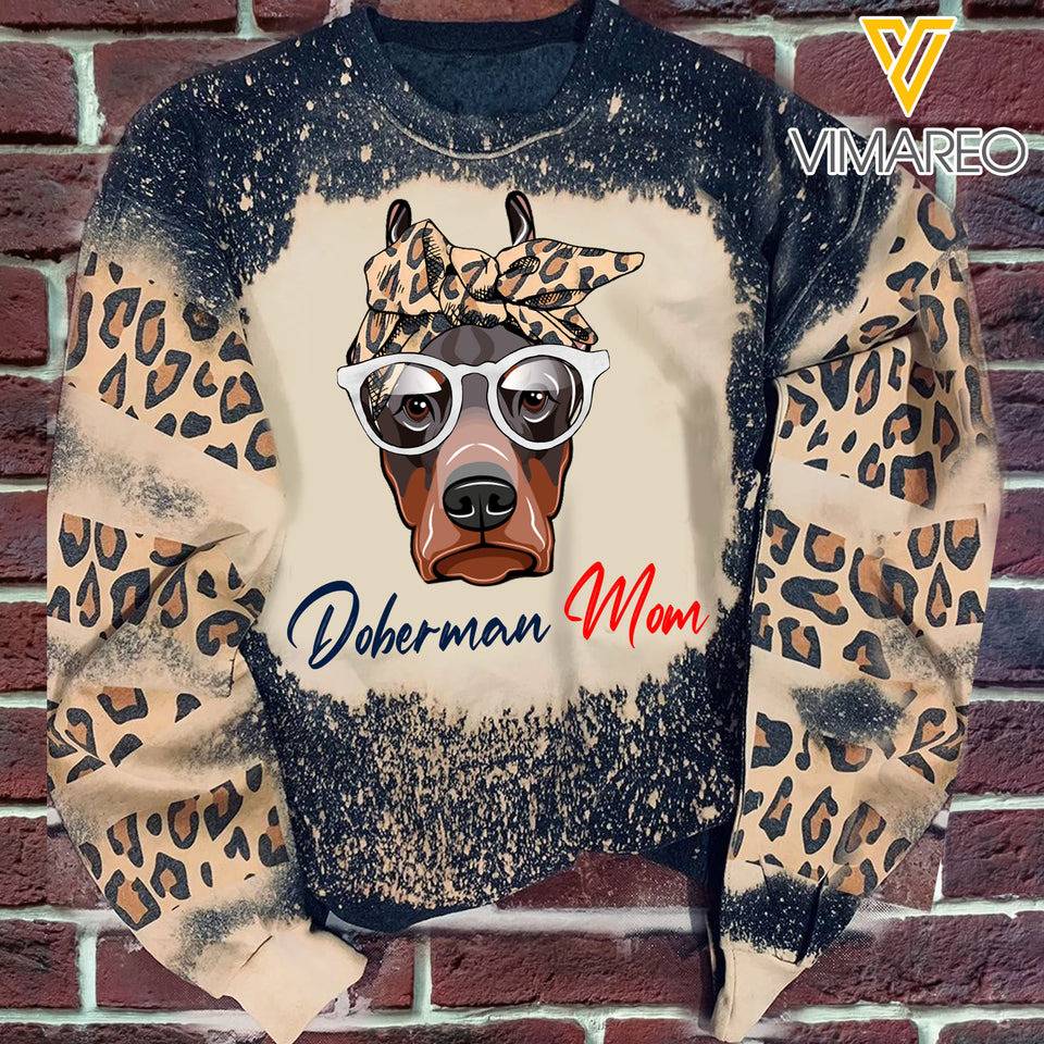 Doberman Dog Mom Sweatshirt Printed NOV-HQ08