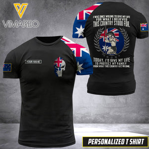 AUSTRALIA MEN'S CUSTOMIZE T-SHIRT