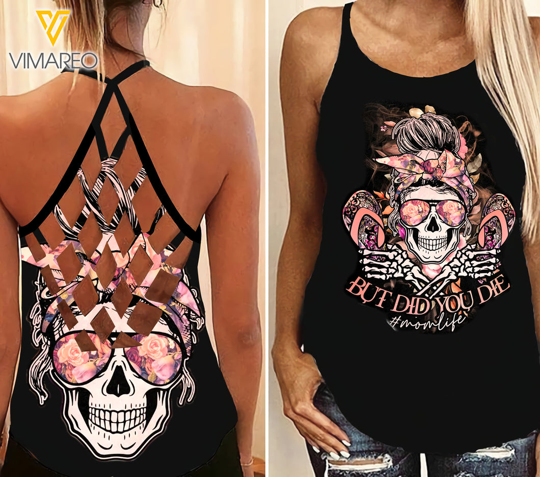 MOM CRISS-CROSS TANK TOP