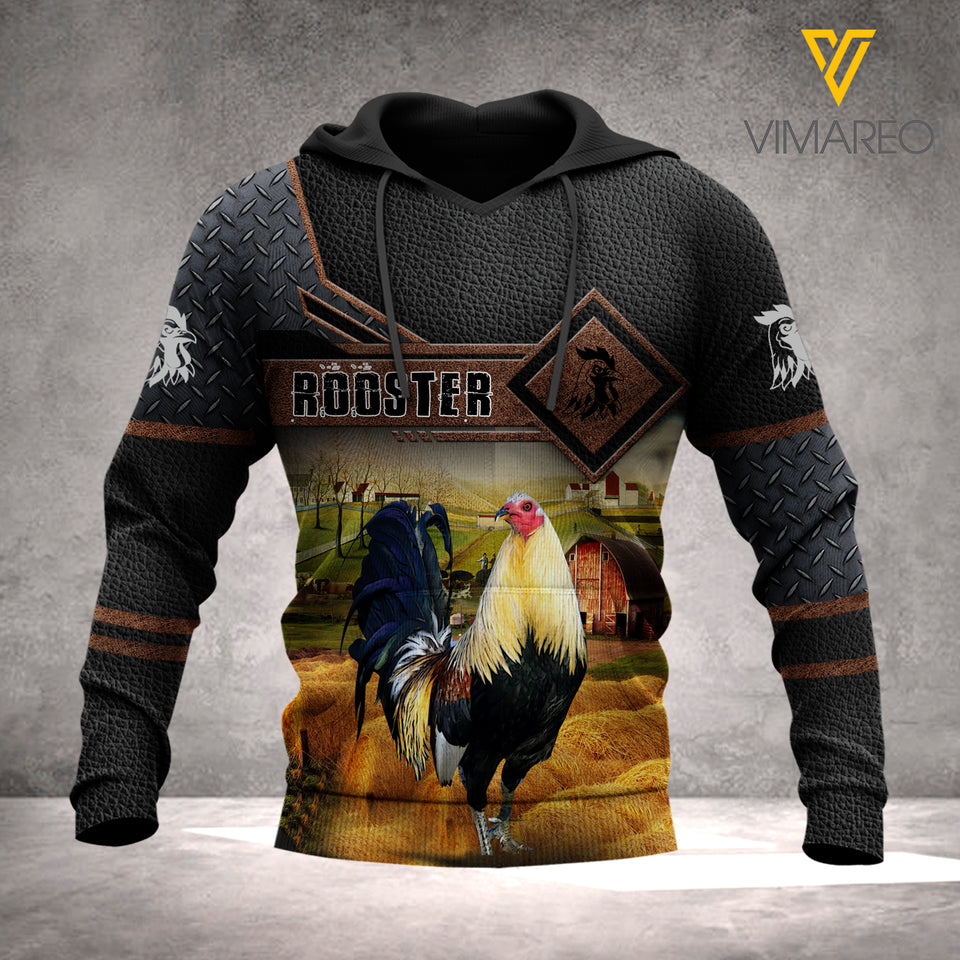 PERSONALIZED ROOSTER HOODIE 3D LC