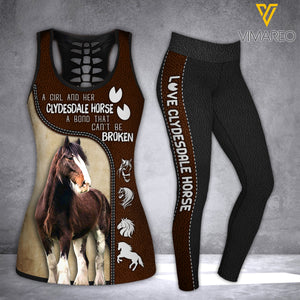 CLYDESDALE HORSE COMBO TANK+LEGGING 3D PRINTED LC