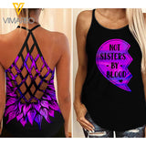 SISTERS BY HEART  Criss-Cross Open Back Camisole Tank Top  YYQQ