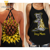 Pitbull Criss-Cross Open Back Camisole Tank Top 0104NGBT