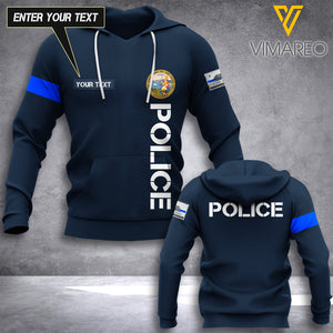 California POLICE CUSTOMIZE T SHIRT/HOODIE 3D PRINTED TMT