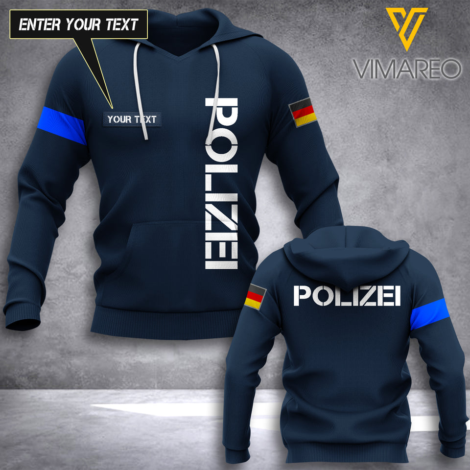 Germany POLICE CUSTOMIZE T SHIRT/HOODIE 3D PRINTED TMT