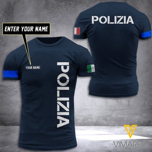 ITALY POLICE CUSTOMIZE T SHIRT/HOODIE 3D PRINTED TMT