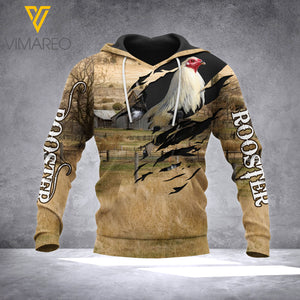 ROOSTER HOODIE 3D PRINTED QTVQ2611