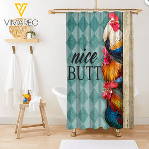 Rooster Shower Curtain QTVQ2511