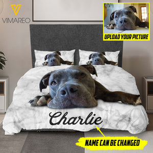 Personalized your dog Bedding set 3D printed