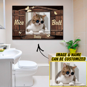 Personalized Image & Name Your Cat Canvas Printed QTDT0311