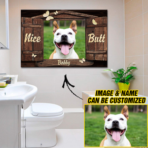 Personalized Image & Name Your Dog Canvas Printed QTDT0311