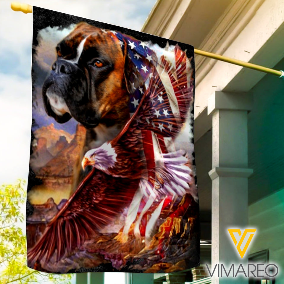 Boxer Dog Flag