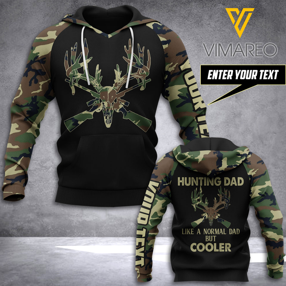 Hunting Dad Camo Customized 3D Printed Shirt