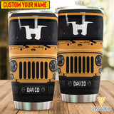 PERSONALIZED JEEP TUMBLER 4 COLORS NEY24SEA