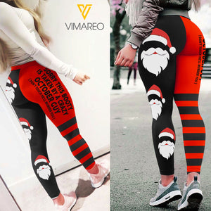 TAKEN BY A CRAZY OCTOBER GUY CHRISTMAS LEGGING 3D PRINTED