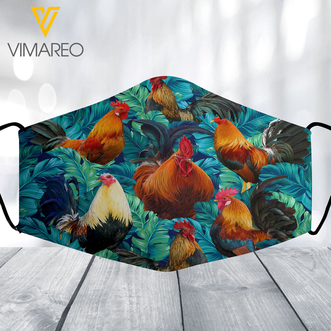 ROOSTER HAWAII PATTERN 3D NORMAL MASK TNVQ0909
