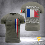 Customized French Flag 3D PRINTED TSHIRT 2904NGBD