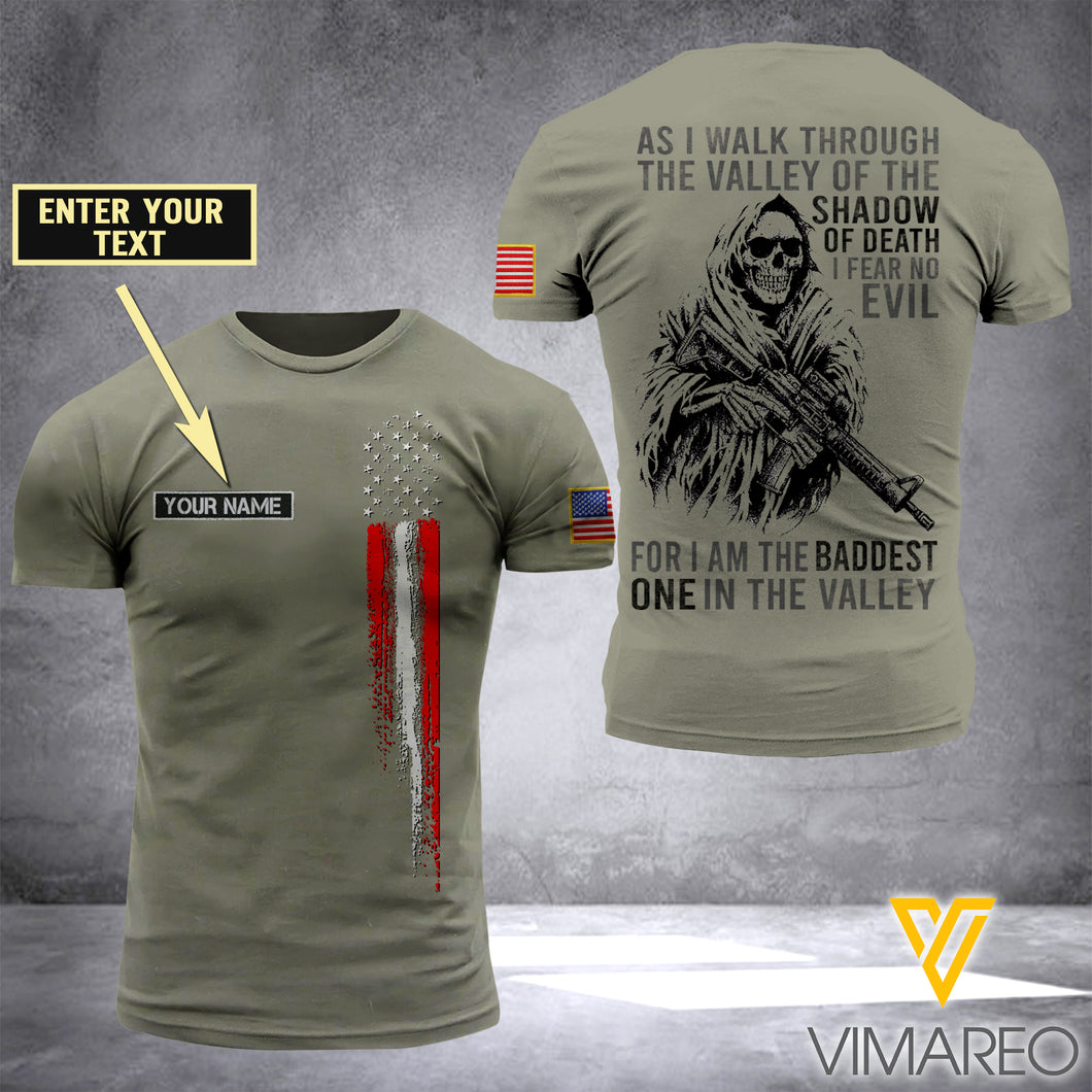 Customized Us Soldier 3D Printed Shirt ZD050421