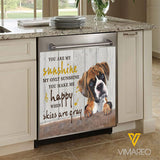 Boxer Dog Kitchen Dishwasher Cover