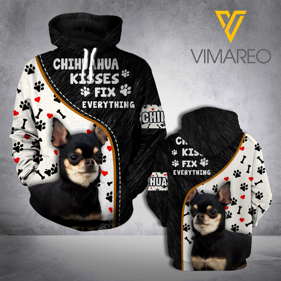 Chihuahua Dog 3D printed hoodie SJE