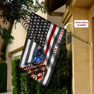 Personalized Firefighter Local Flag NBCGE