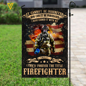 Firefighter Own it the title Flag JXGGE