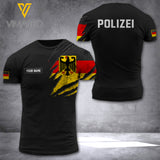 Personalized German Police Tshirt Sweatpants NBVE