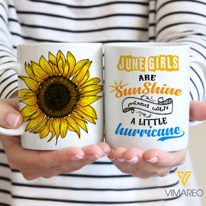 June Girl Sunflower Mug MJHEE