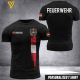 Personalized Austrian Firefighter Tshirt XVCE